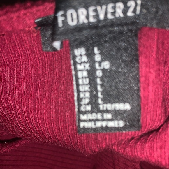 Burgundy Bodysuit - Picture 3 of 3